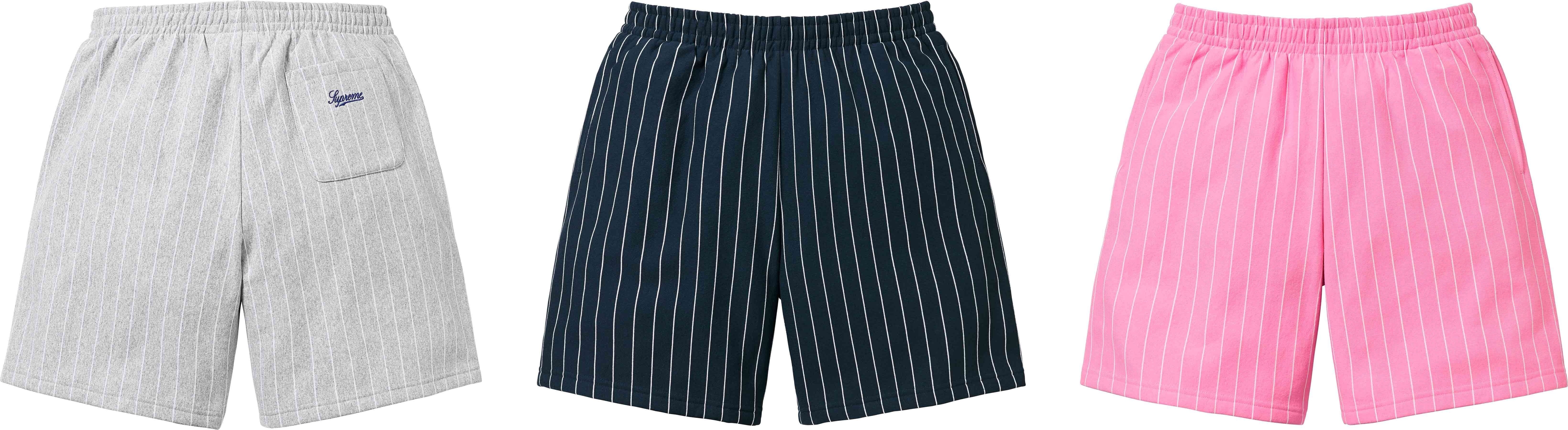 Pinstripe Sweatshort